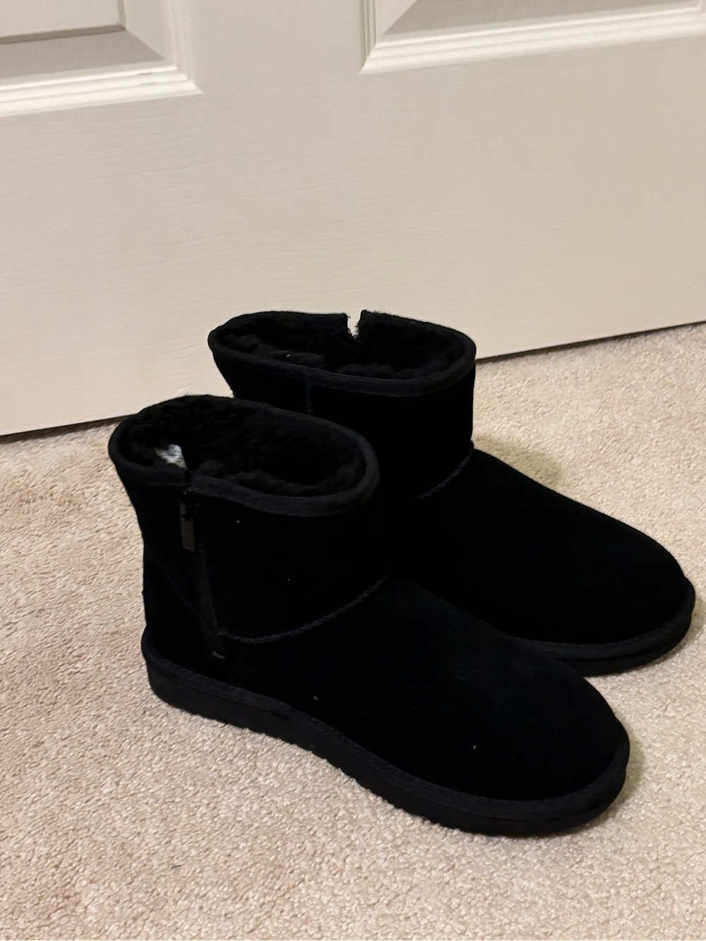 Koolaburra Black Koola Mini Ankle Boots